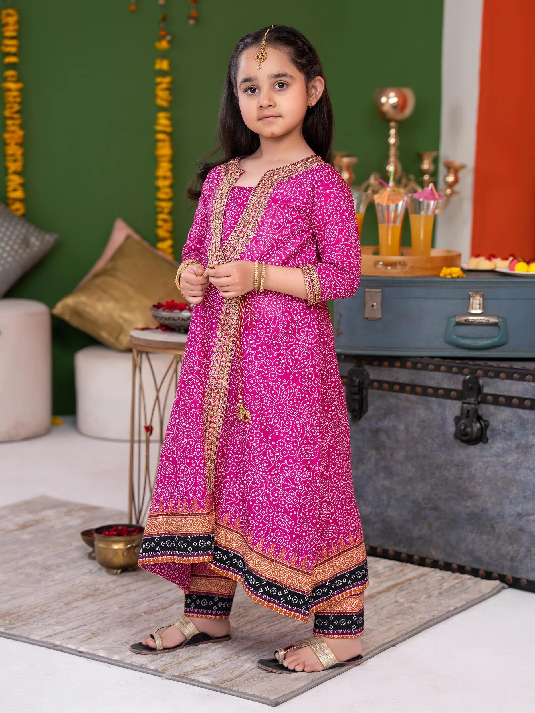 2 Piece Lawn Suit-Embroidered