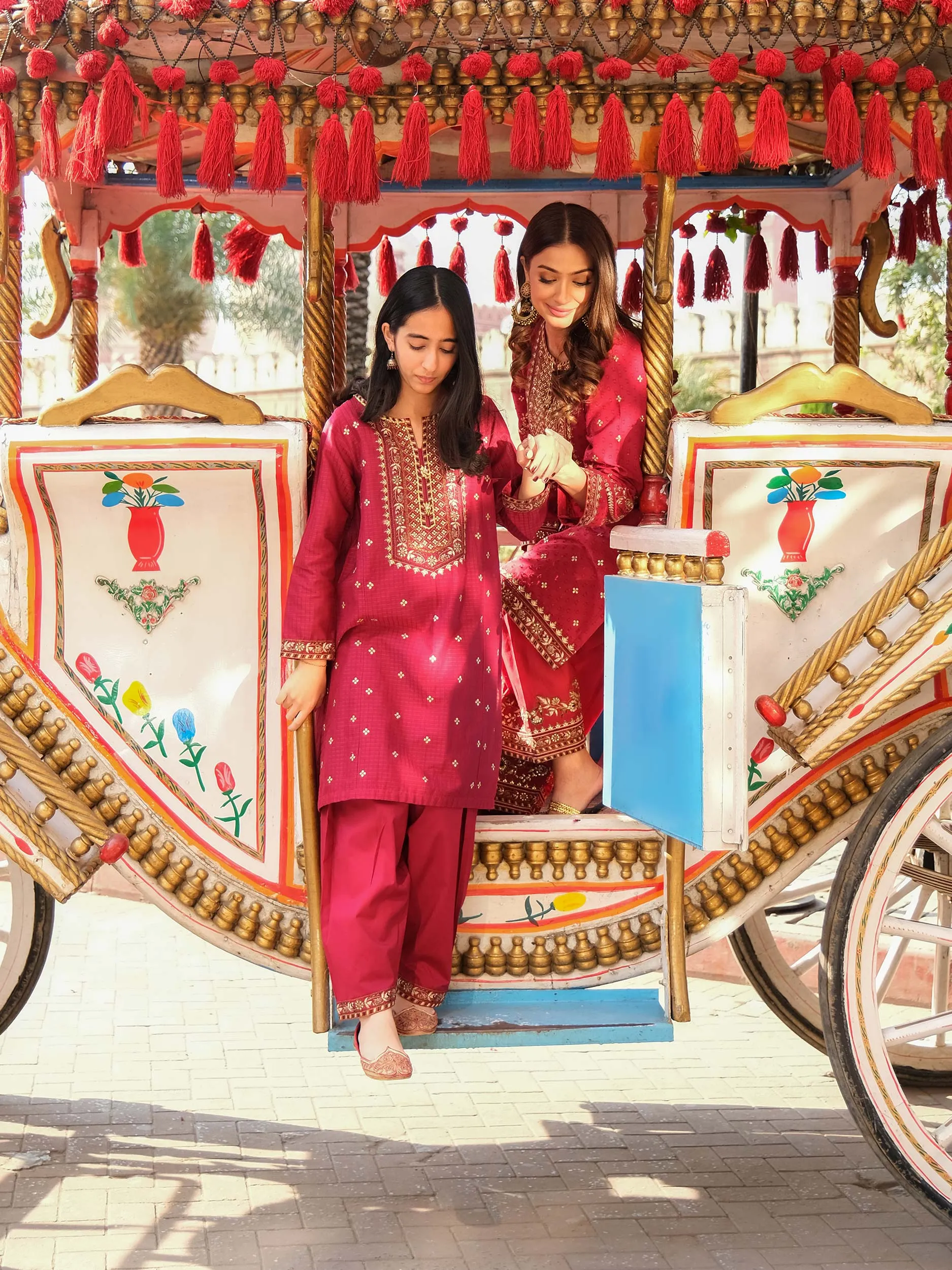 2 Piece Lawn Suit-Embroidered