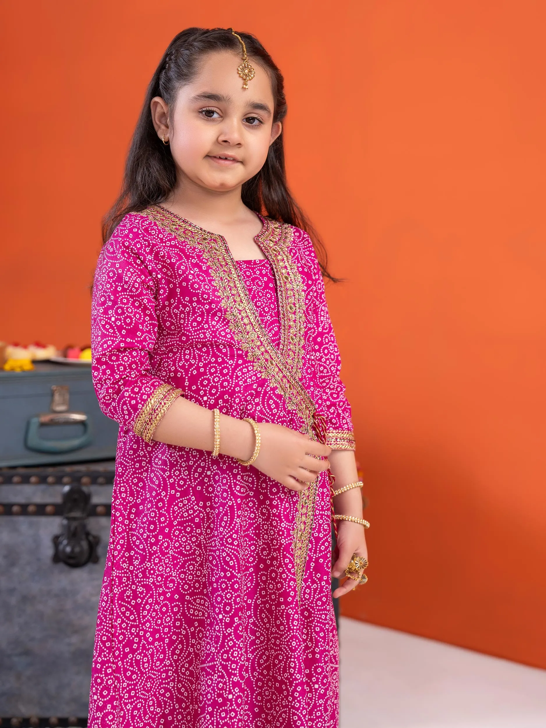 2 Piece Lawn Suit-Embroidered