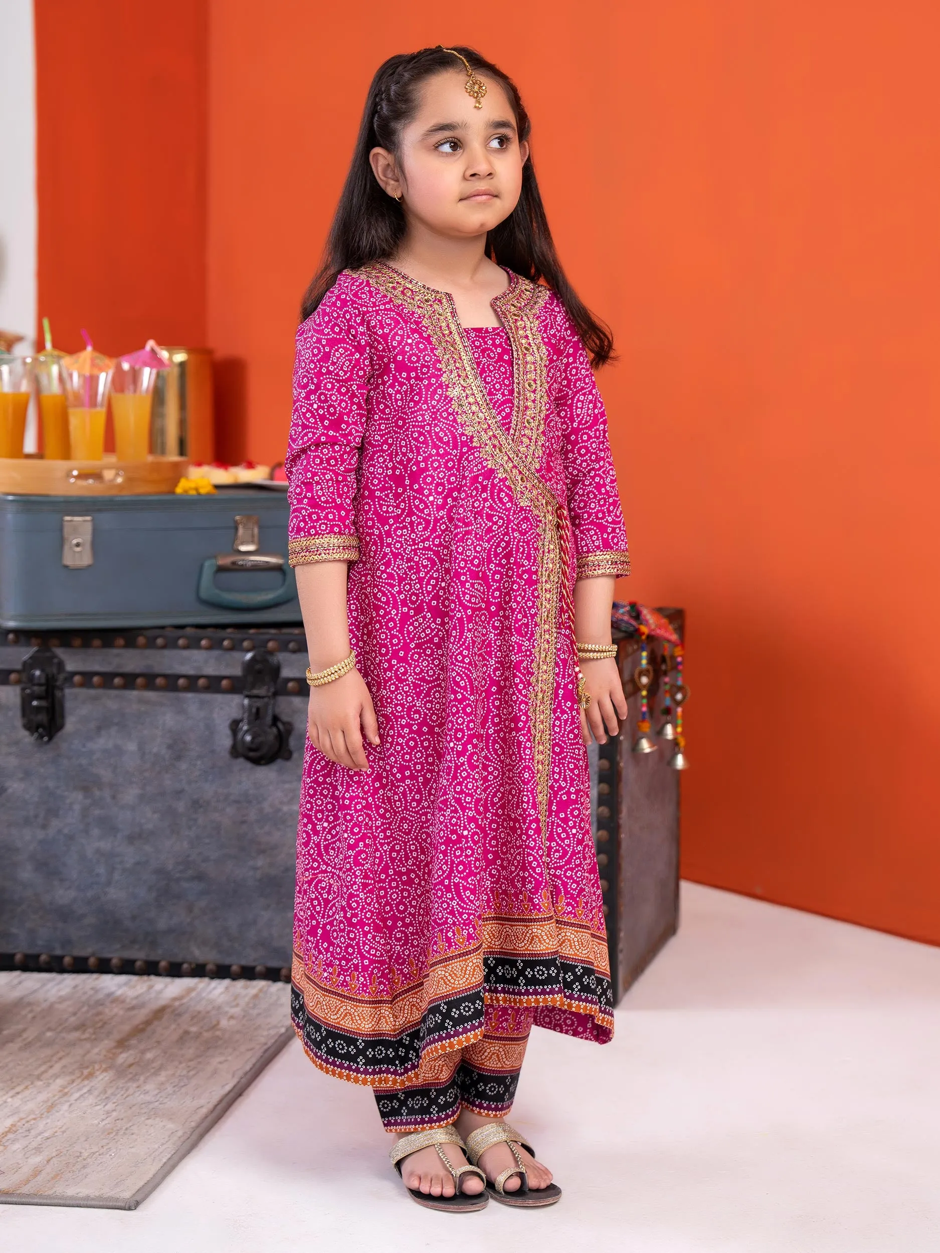 2 Piece Lawn Suit-Embroidered