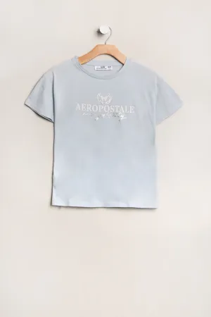 AERO Girls' Butterfly NYC Graphic Tee