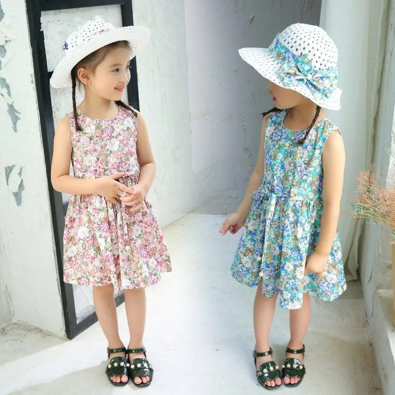 Baby Girl Dress & Hat Summer 2 piece set