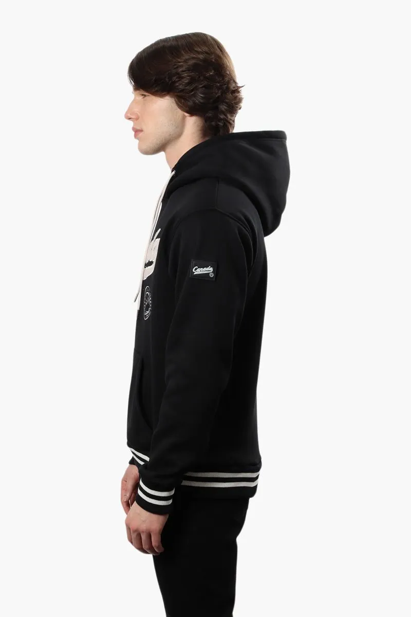 Canada Weather Gear Striped Cuff Hoodie - Black