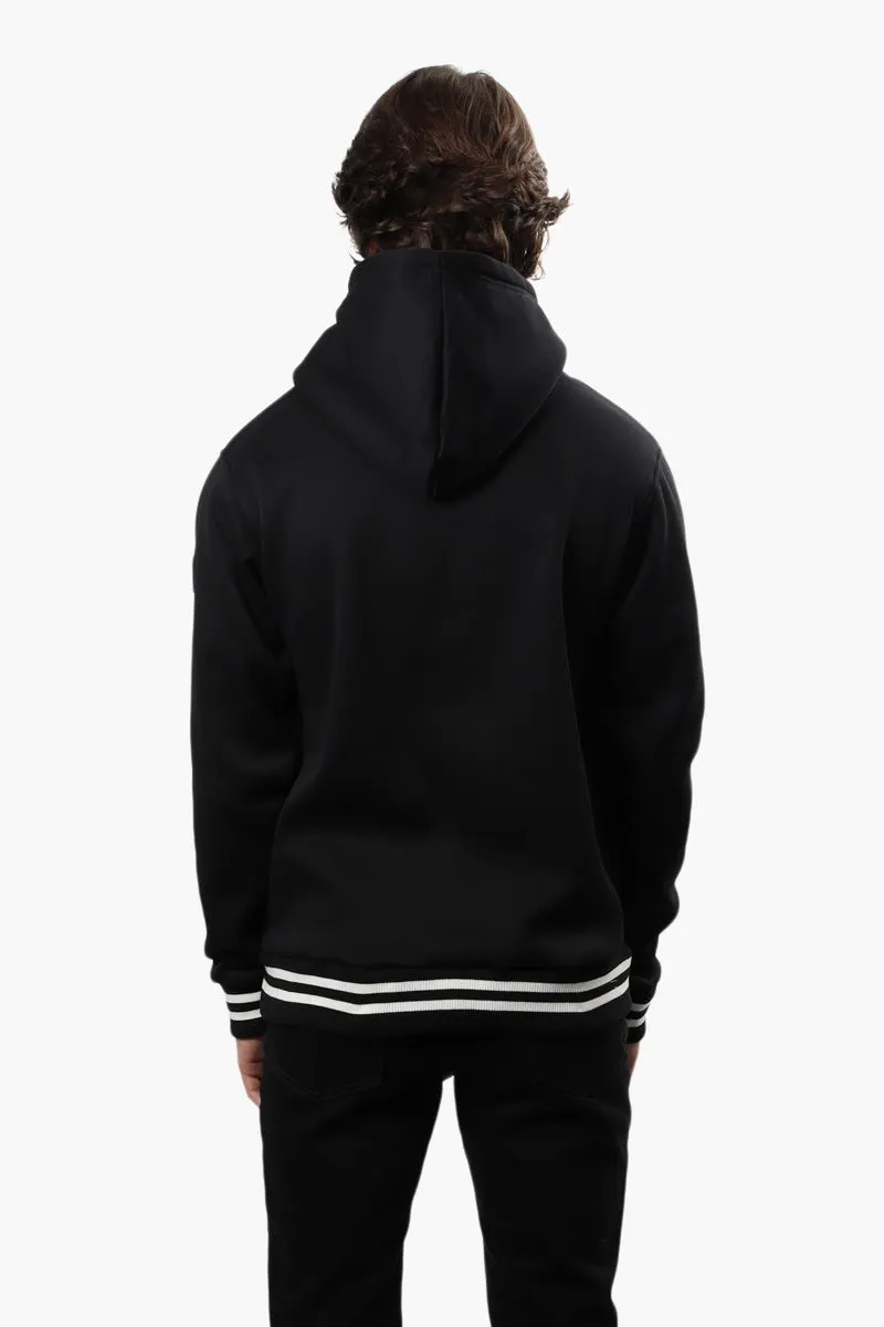 Canada Weather Gear Striped Cuff Hoodie - Black