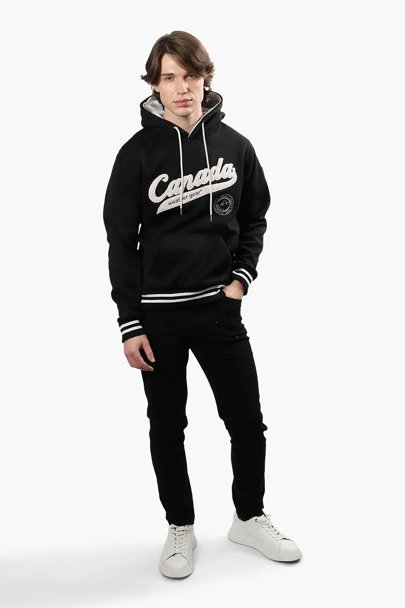 Canada Weather Gear Striped Cuff Hoodie - Black