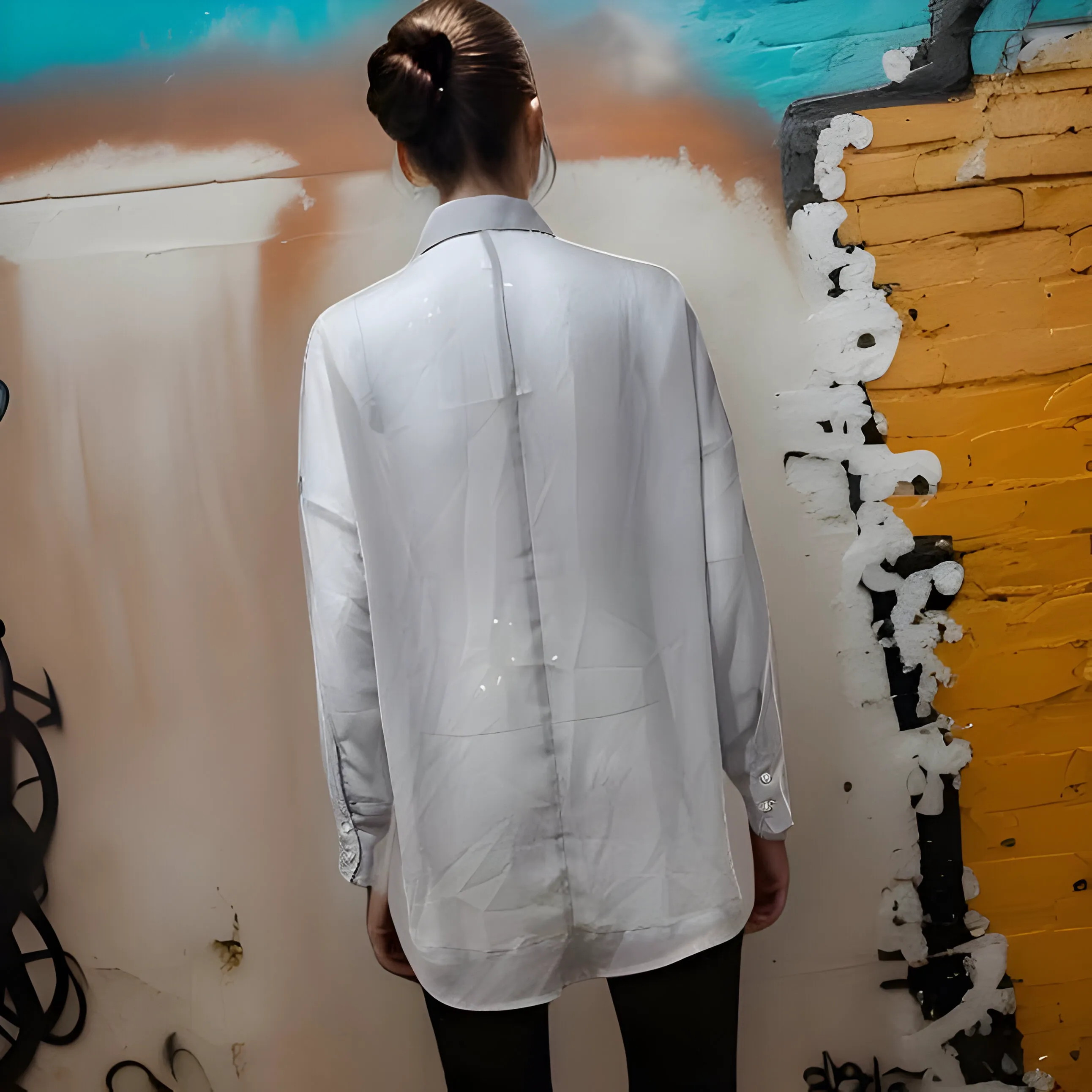 ^CROOKS & CASTLES^ (GREY) BUTTON UP TOPS FOR WOMEN