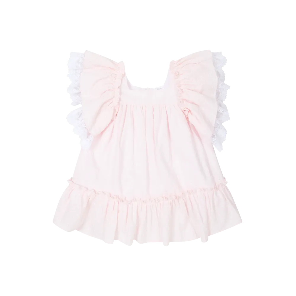 Deolinda Pink Lace Dress