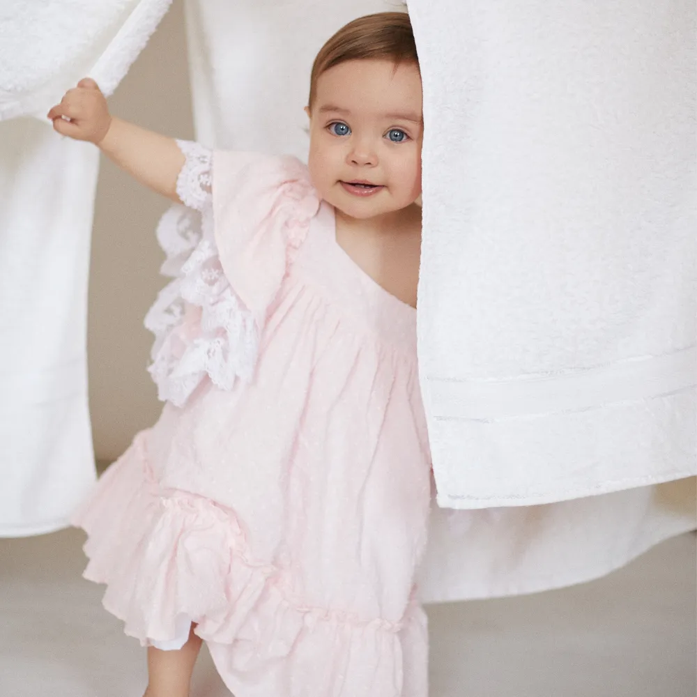 Deolinda Pink Lace Dress