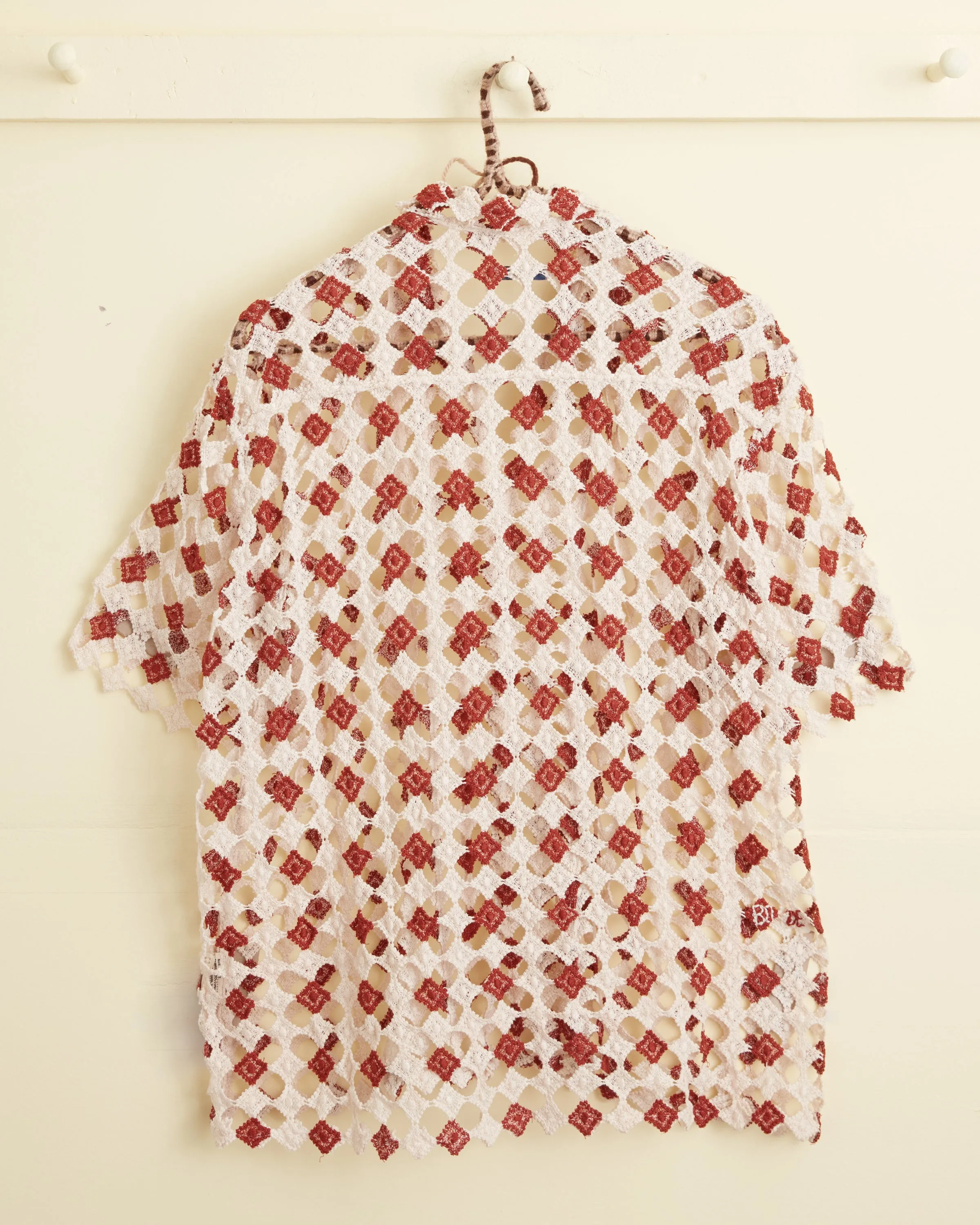 Diamond Lace Short Sleeve Shirt