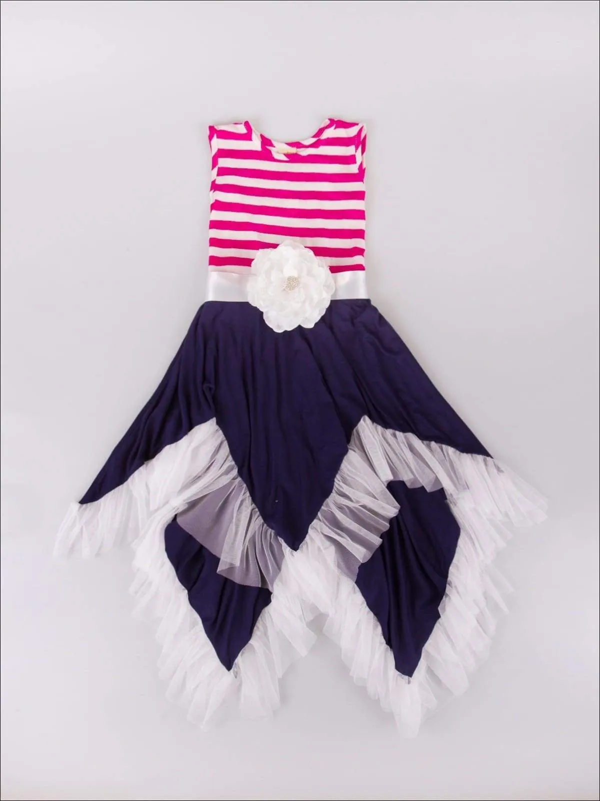 Effortless Striped Handkerchief Dress