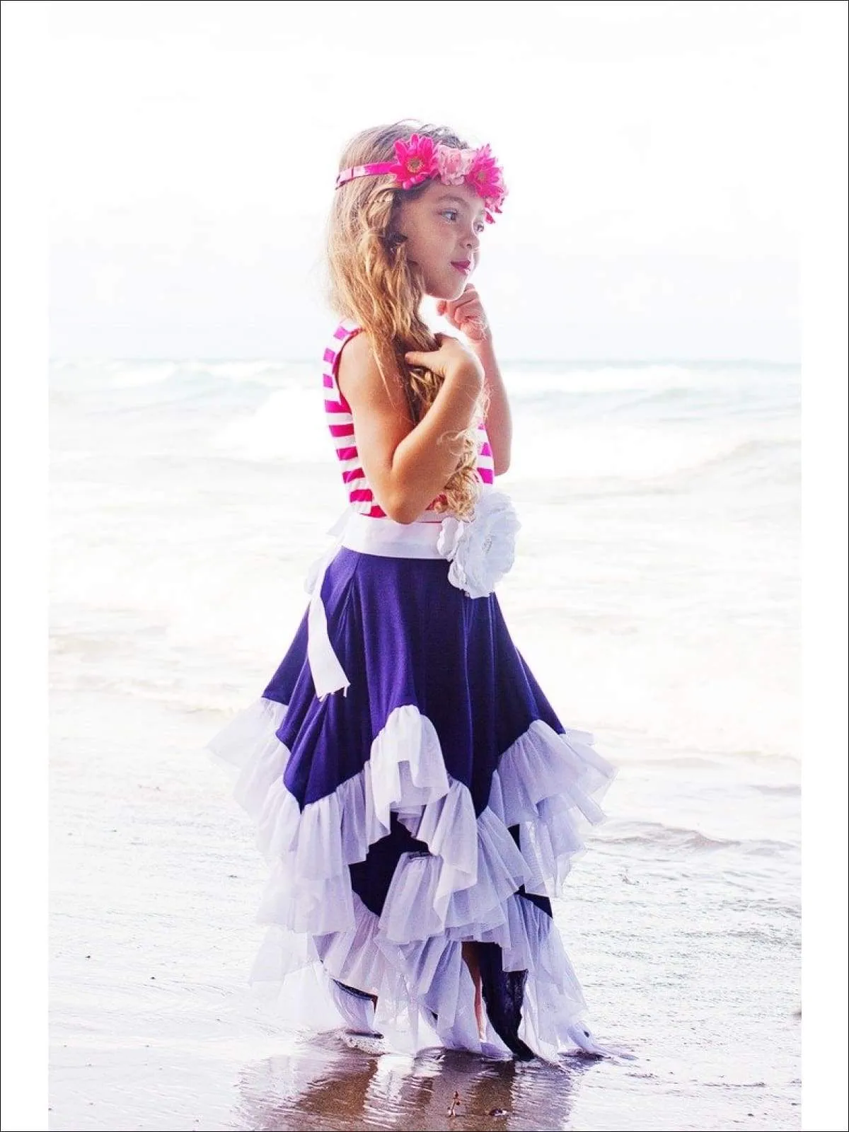 Effortless Striped Handkerchief Dress