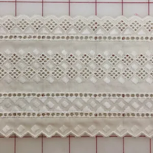 Eyelet Trim - Beautiful Vintage Winter White