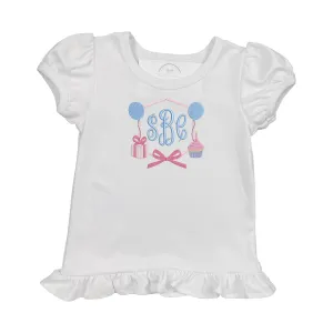 Girl's Birthday Embroidered Shirt