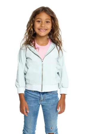 Girls Heirloom Wovens Zip Up Hoodie Jacket