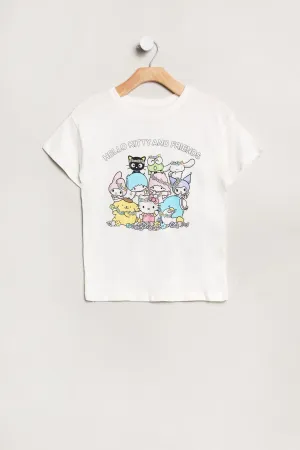 Girls' Hello Kitty And Friends Graphic Classic Tee