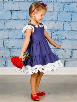 Girls Lacy Lace Dress