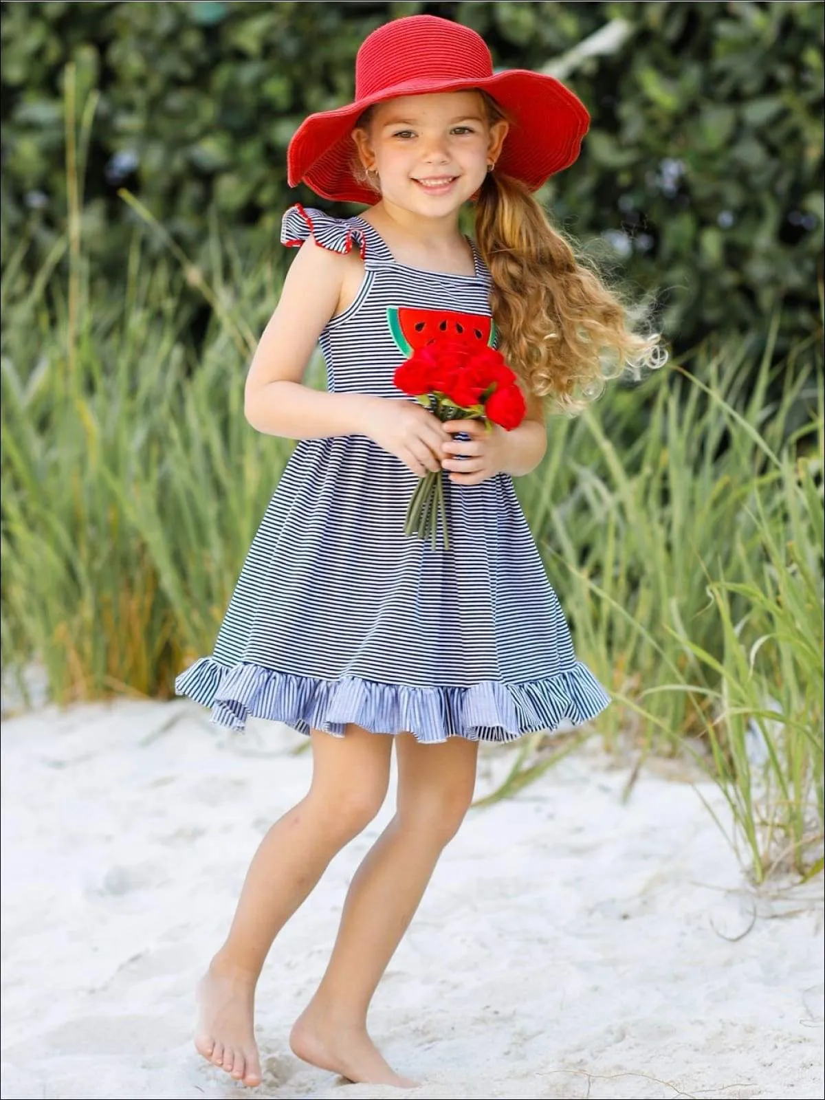 Girls Lemons and Watermelons Dress