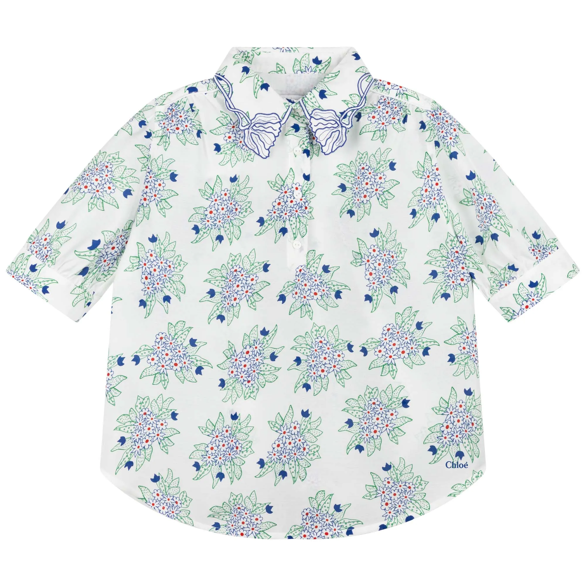 Girls Silk Blouse