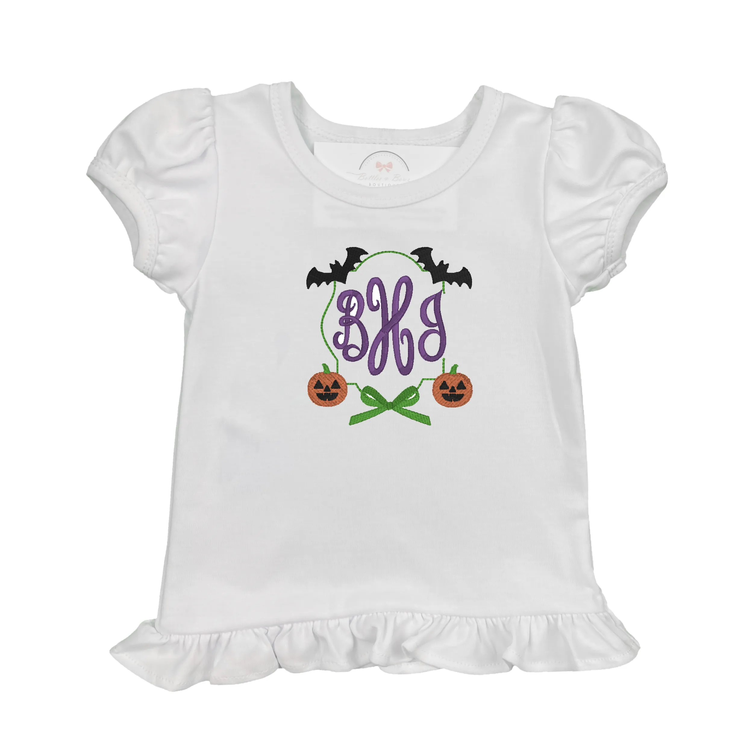 Halloween Frame Embroidered Shirt