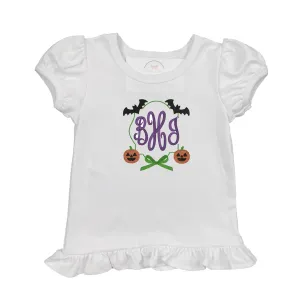 Halloween Frame Embroidered Shirt