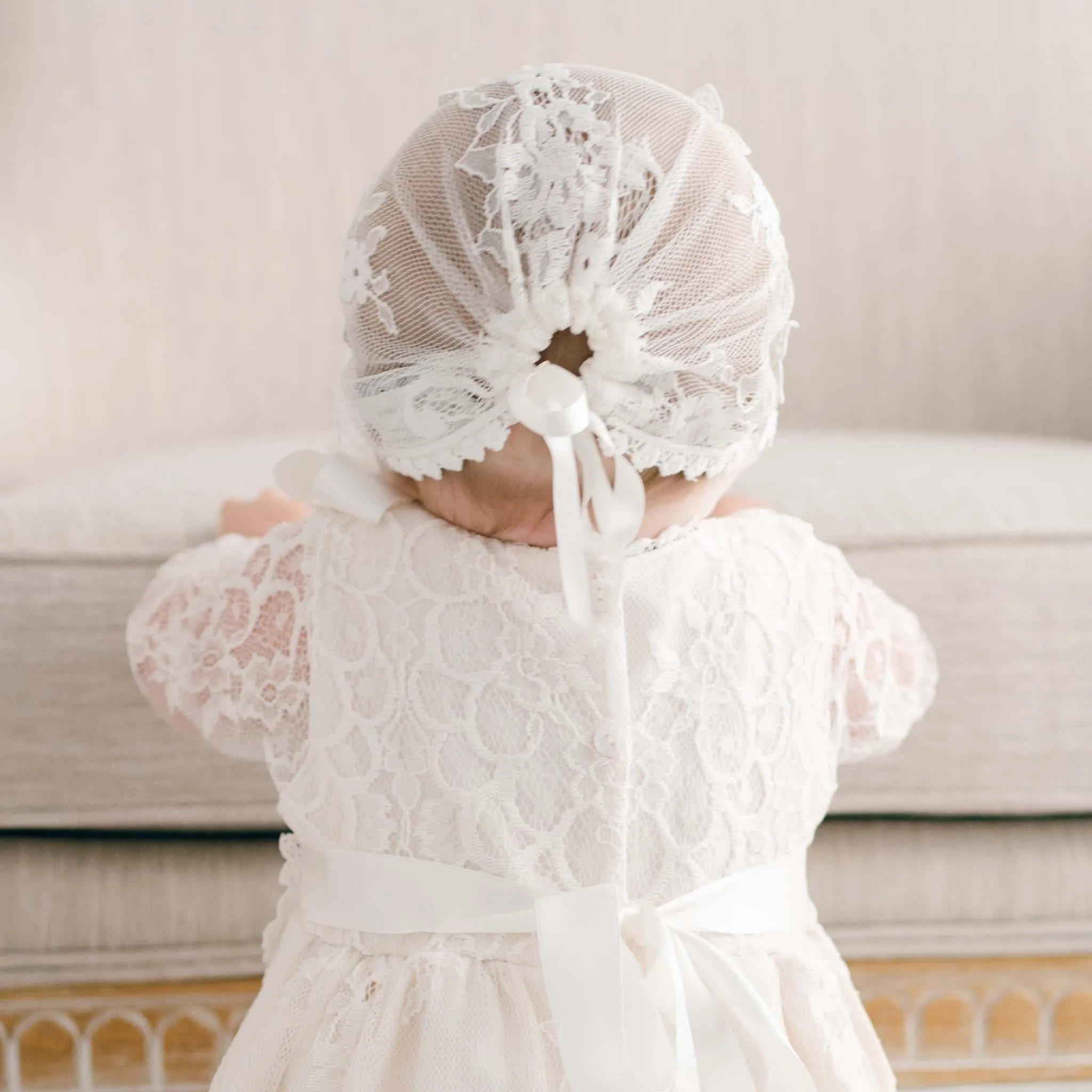Juliette Christening Gown & Bonnet