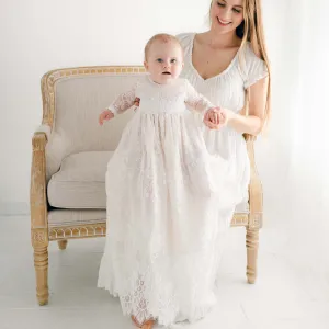 Juliette Christening Gown & Bonnet