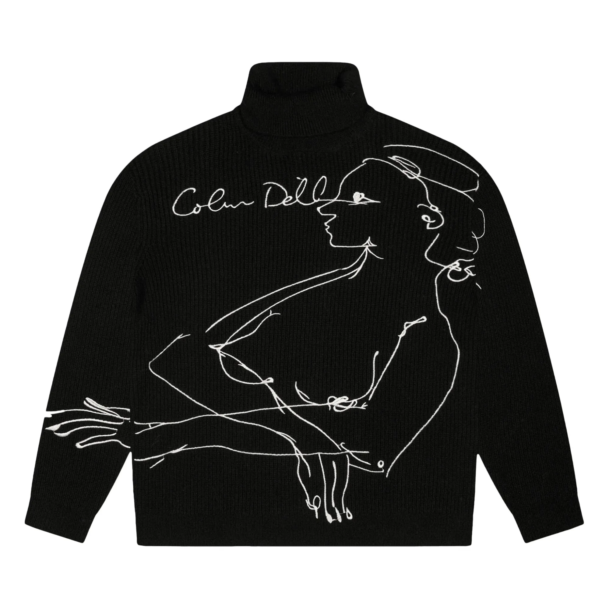 KidSuper embroidered sweater, black