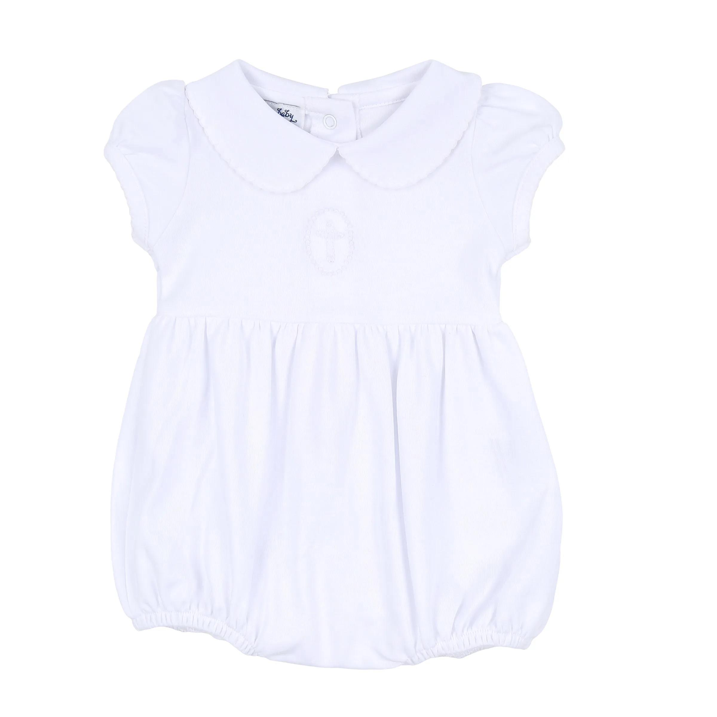 Magnolia Baby Blessed Spring 24 Emb Collared Bubble 5102
