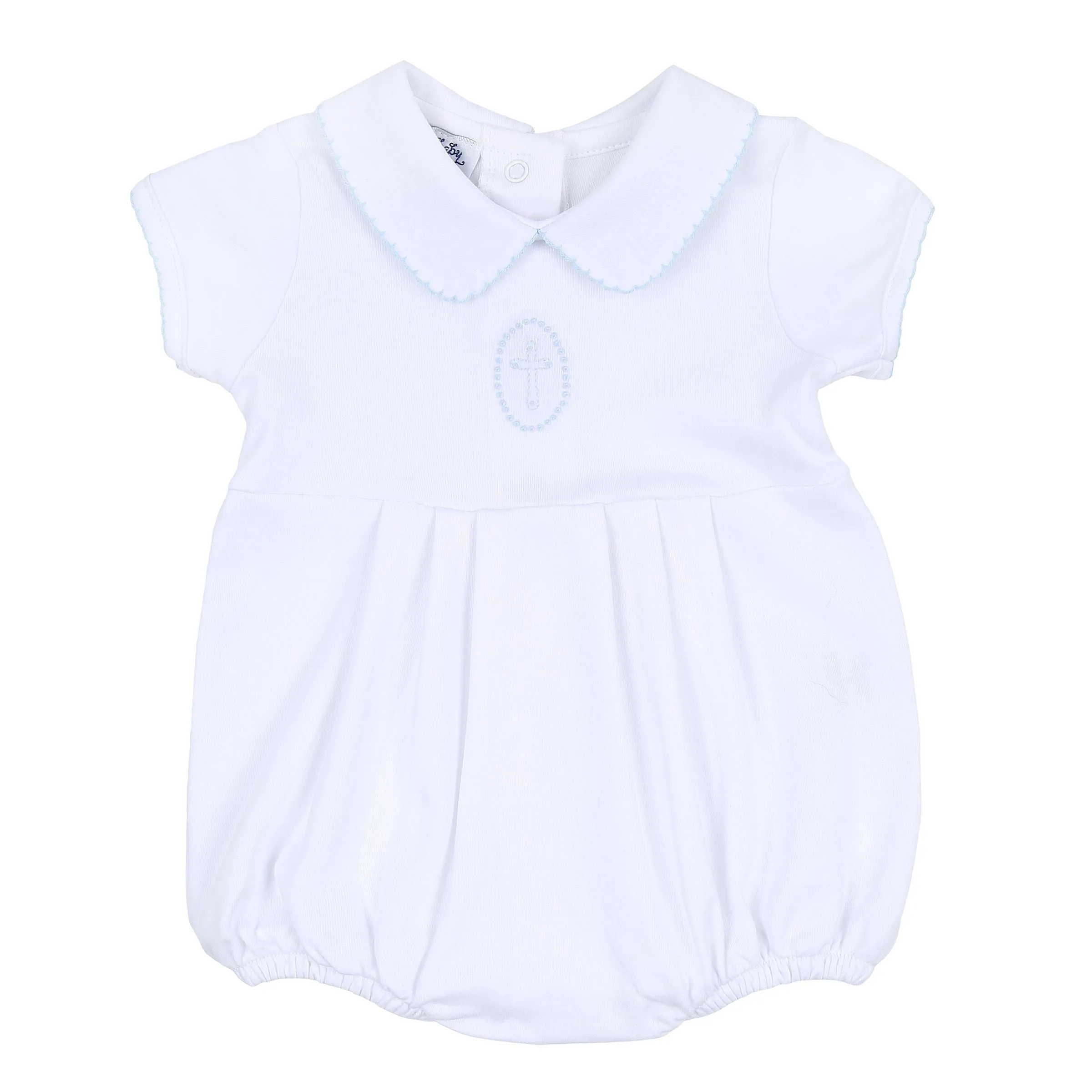 Magnolia Baby Blessed Spring 24 Emb Collared Bubble 5102