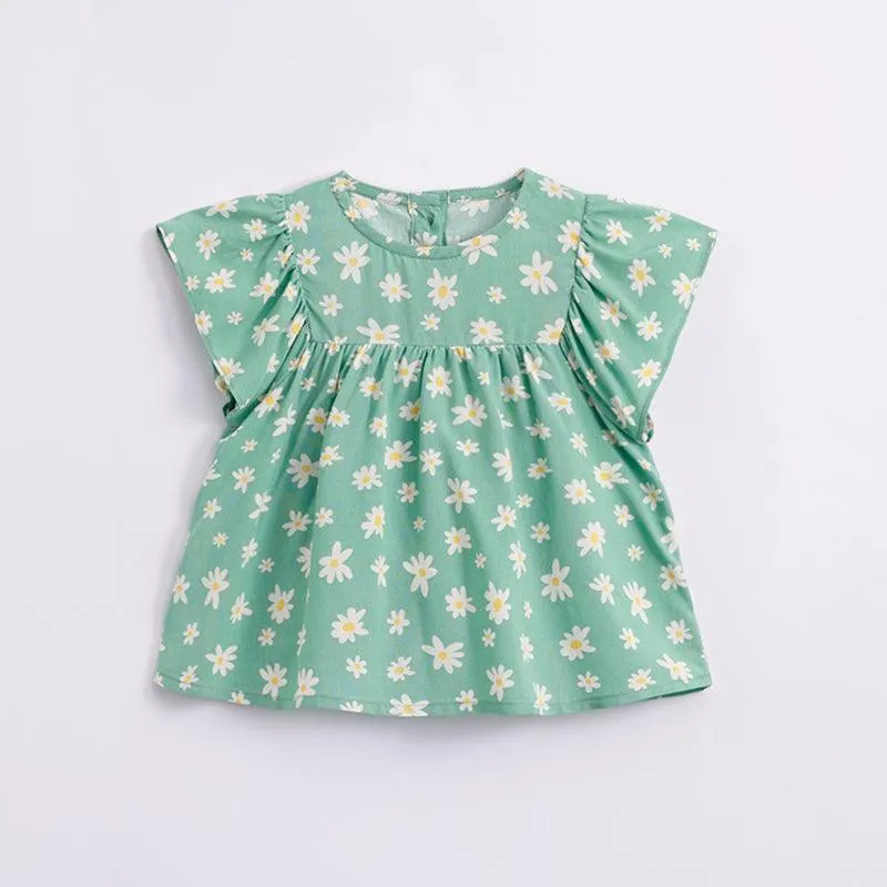 MARC & JANIE Girls Lace Sleeve Shirts 230560