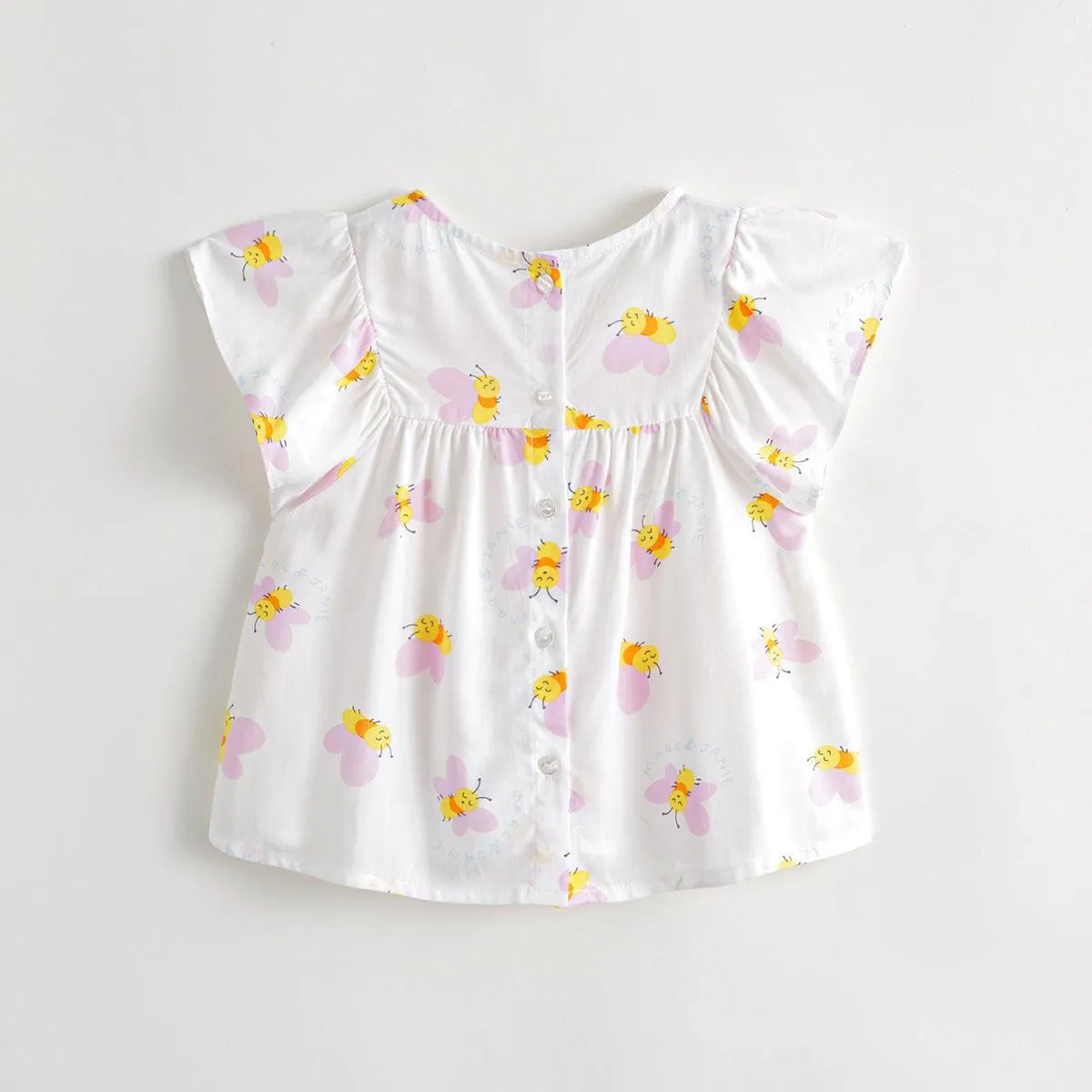 MARC & JANIE Girls Lace Sleeve Shirts 230560