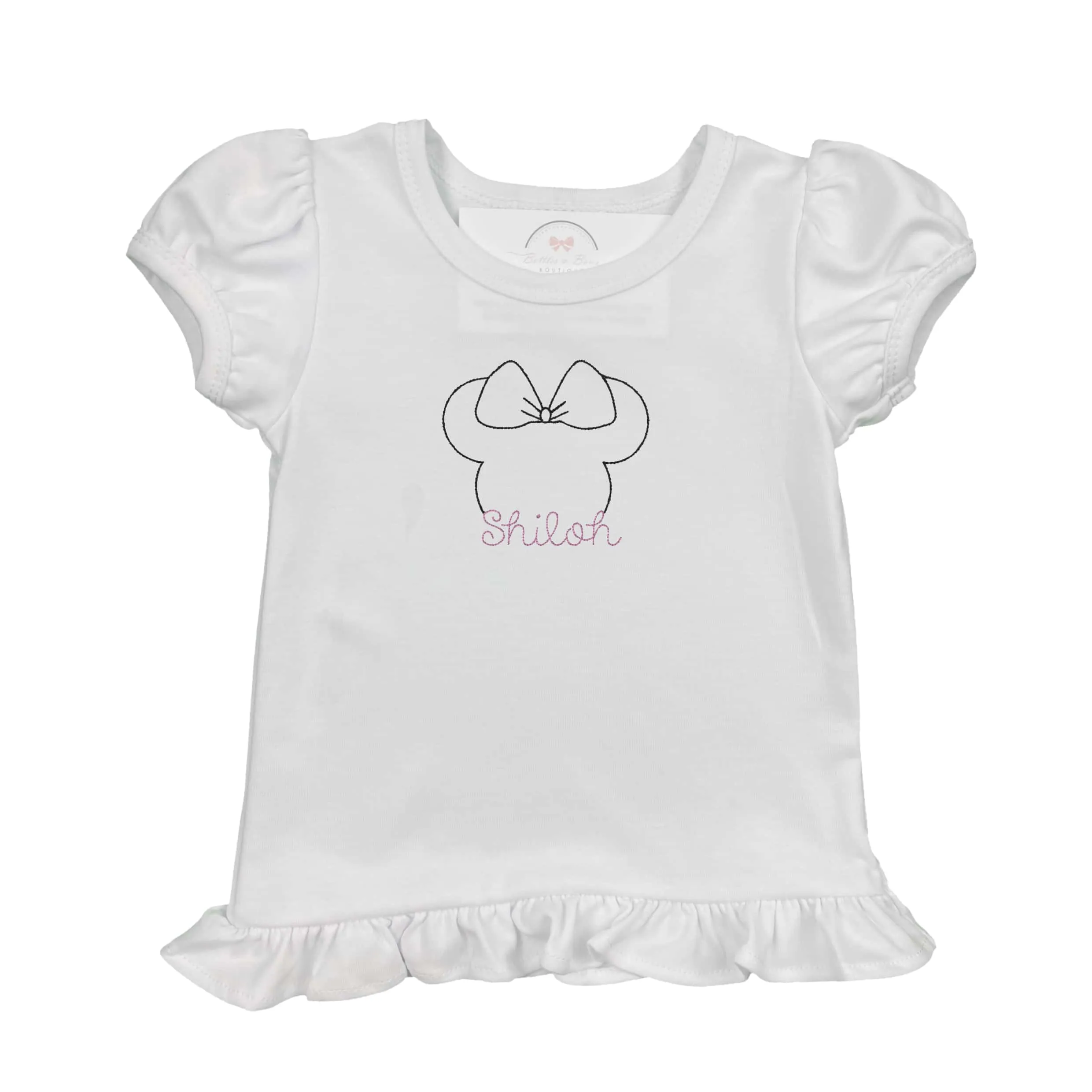 Mouse Embroidered Shirt