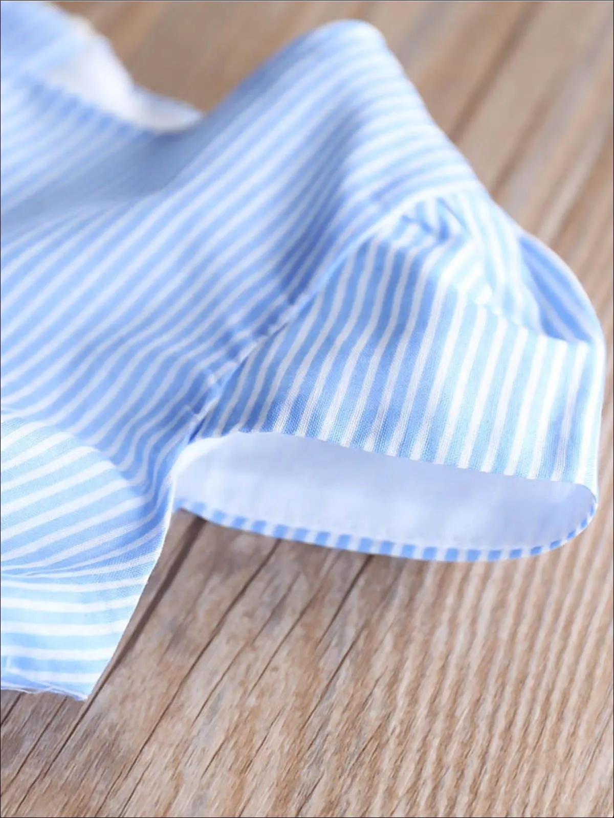 My Little Sweetie Striped Embroidered Dress