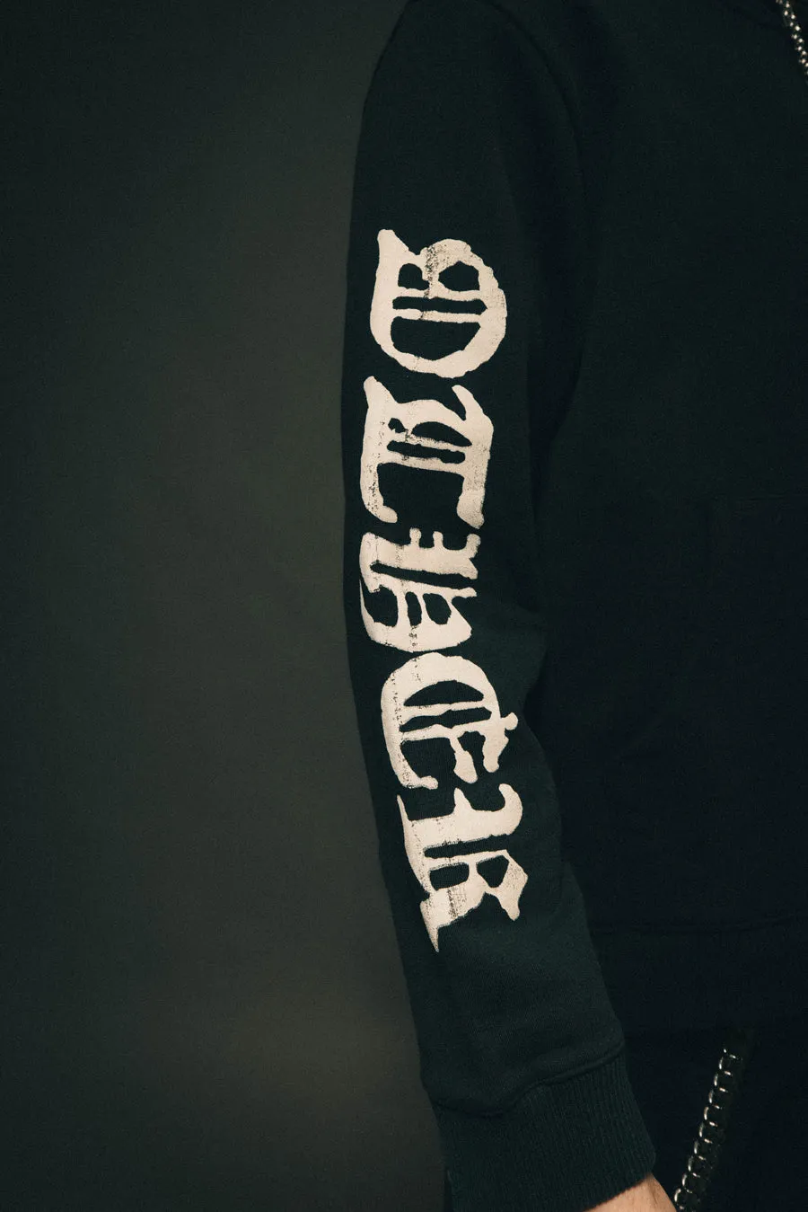 OTHER Sleeve Print Zeppelin Hoodie