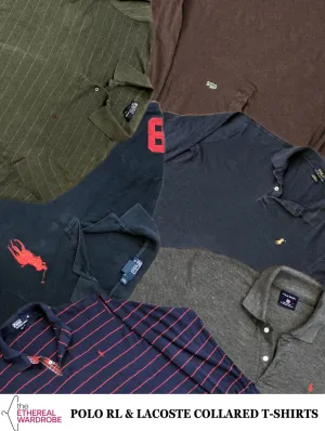 Polo and Lacoste Collared T-Shirts 10pcs