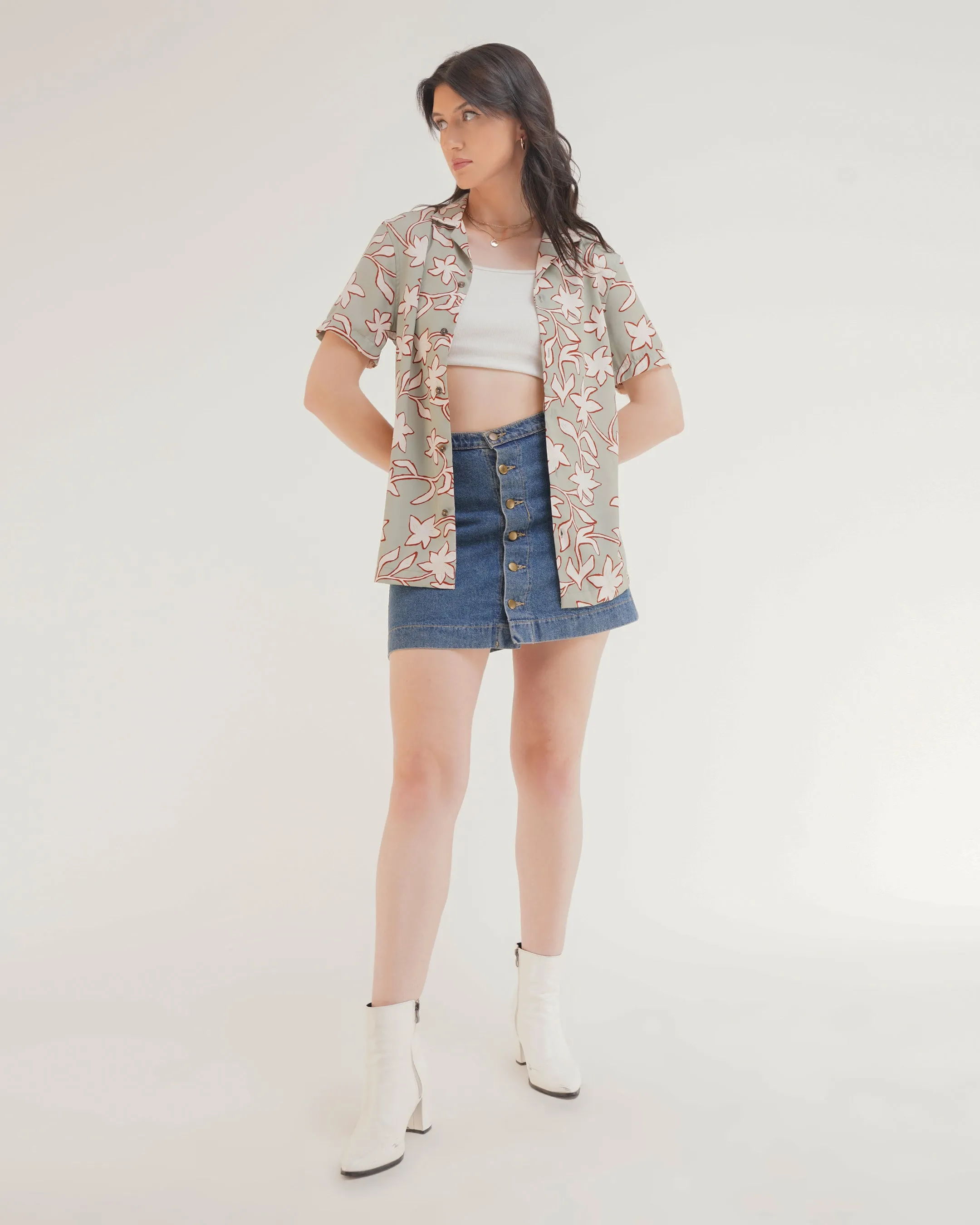 PRINTED BOYFRIEND SHIRT