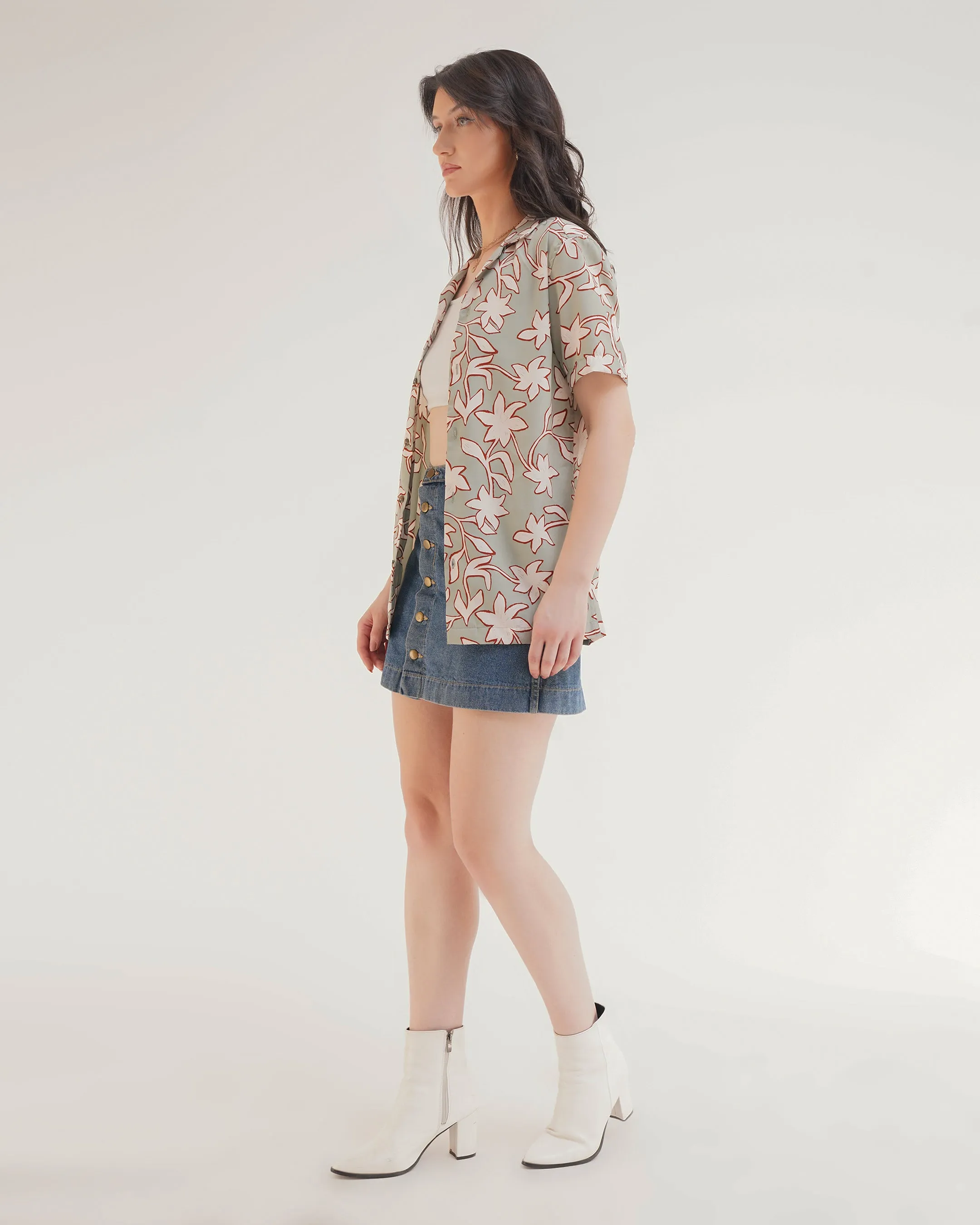 PRINTED BOYFRIEND SHIRT