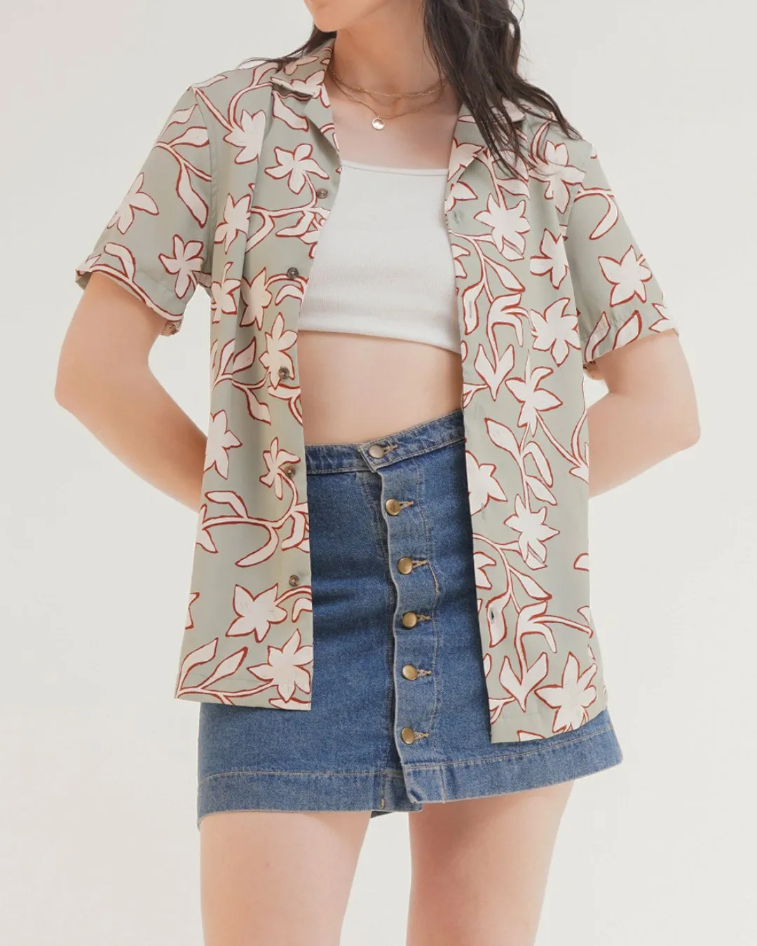 PRINTED BOYFRIEND SHIRT