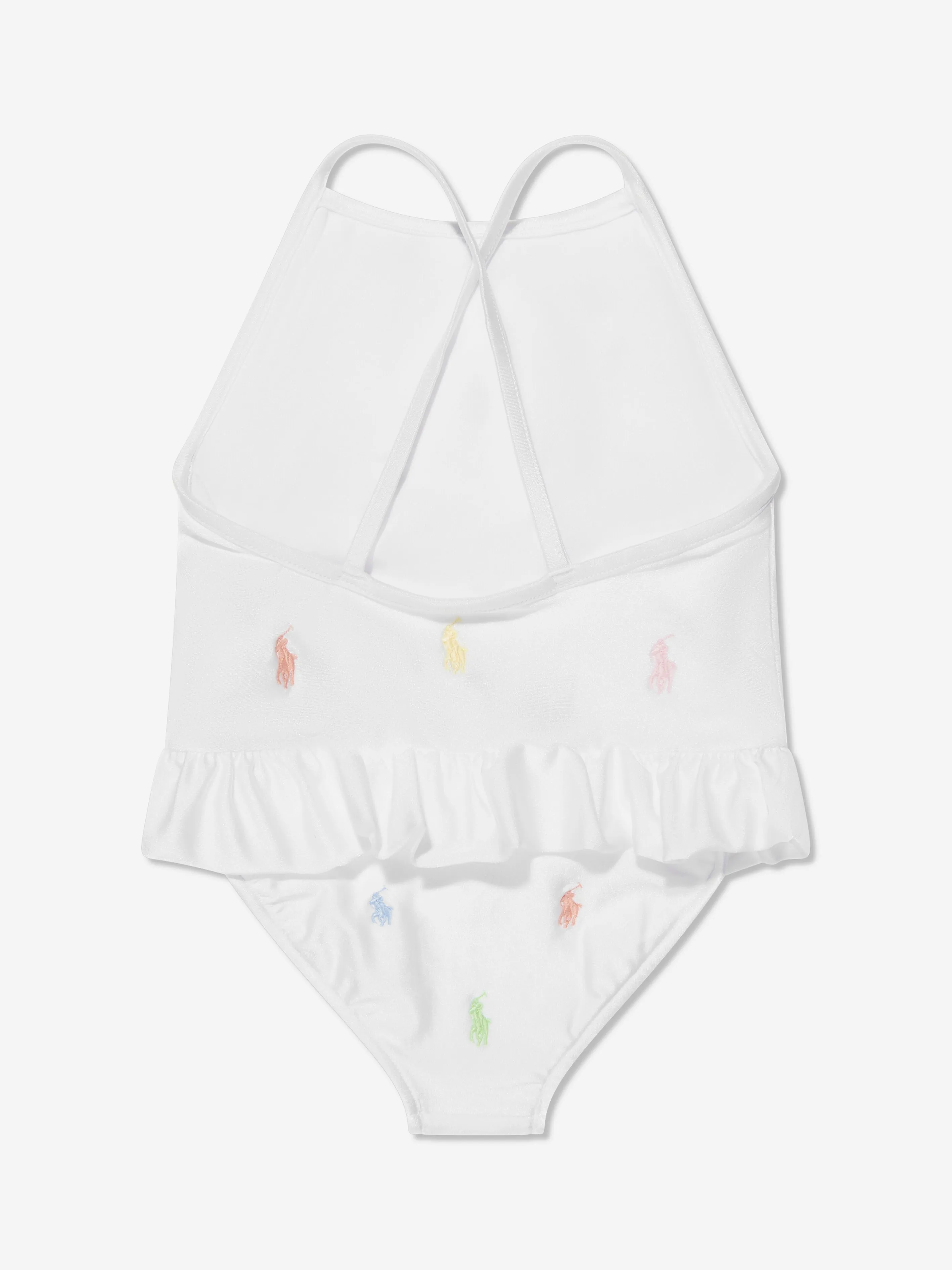 Ralph Lauren Baby Girls Embroidered Logo Swimsuit