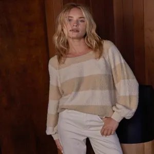 Striped Raglan Sleeve Top
