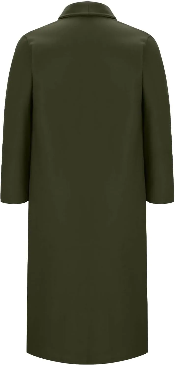 Women Winter Wool Blend Camel Mid-Long Coat Notch Double-Breasted Lapel Jacket Outwear