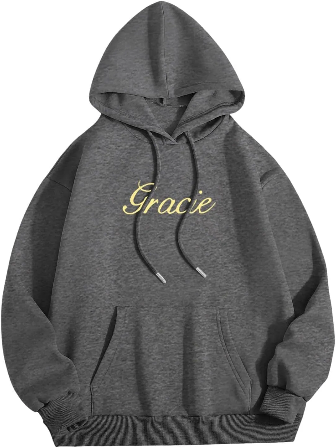 Womens I Love You I'm Sorry Letter Printed Front Back Fall Winter Hoodies Unisex Long Sleeve Hooded Sweatshirts